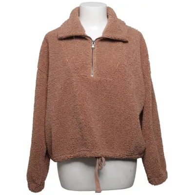 Fleece sweater (Brown) from Basic Apparel Recycled polyester