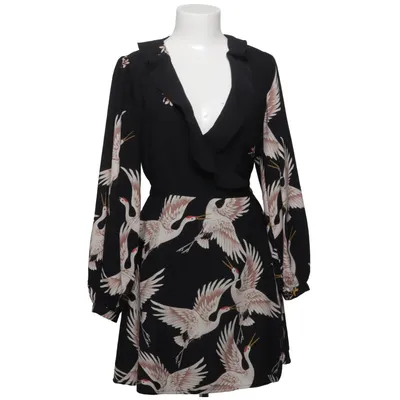 Robe portefeuille (Noir, Blanc) de Glamorous Polyester