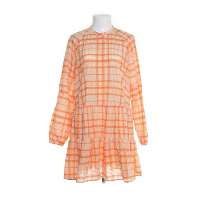 Jurk (Oranje) van Envii Organisch katoen, Polyamide, Polyester, Viscose