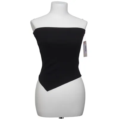 Tube top (Zwart) van Nelly Katoen, Elastaan