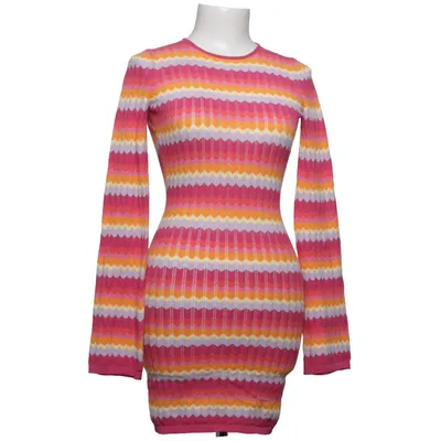 Kjole (Pink, Flerfarvet) fra Bershka Bomuld, Polyamid