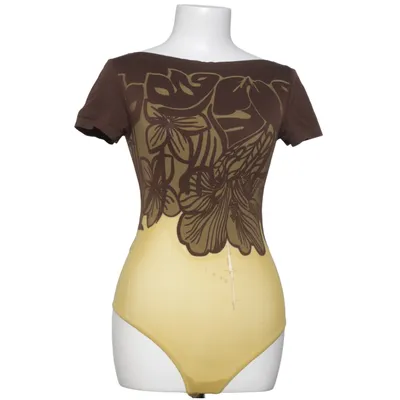 Body (Braun, Gelb, Mehrfarbig) von Wolford Baumwolle, Elasthan, Polyamid