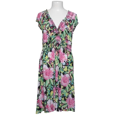 Kjole (Pink, Grøn, Flerfarvet) fra Stella Morgan Elastan, Polyester