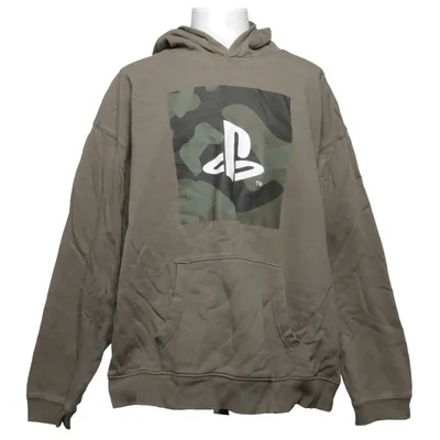 Huvtröja (Grön) från Playstation Bomull