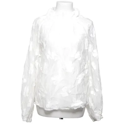 Blouse (White) from H&M Trend Cotton, Modal, Polyamide