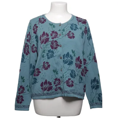 Cardigan (Blue, Multicolored) from Gudrun Sjödén Organic cotton, Recycled cotton