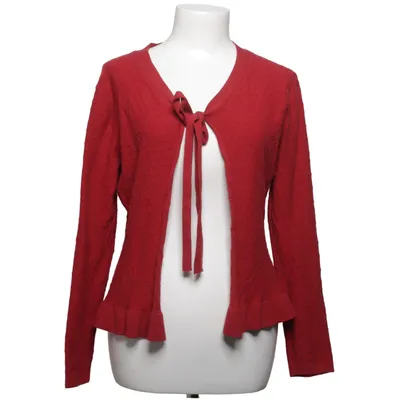 Cardigan (Rouge) de Never Mind Coton, Élasthane, Polyamide