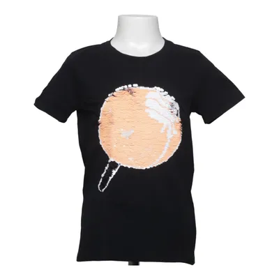 T-shirt (Svart, Silverfärgad, Orange) från Lindex Kids Bomull