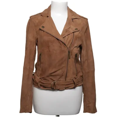 Bikerjacka (Brun) från Lexington Polyester, Mocka