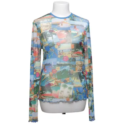 Haut (Bleu, Multicolore) de Delias Élasthane, Polyester
