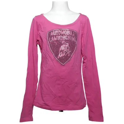 Lange mouwen shirt (Roze) van Automobili Lamborghini
