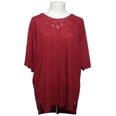 T-shirt (Rouge) de Lucky Coton, Polyester