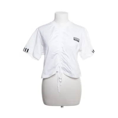 Crop top (White, Black) from Adidas Cotton
