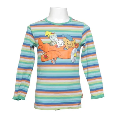 Long sleeve T-shirt (Blue, Green, Multicolored) from Bamse Cotton, Elastane