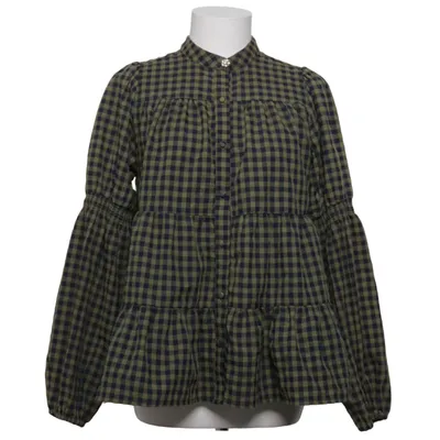 Blus (SANNA ARMY CHECK) från Continue Bomull, Polyester
