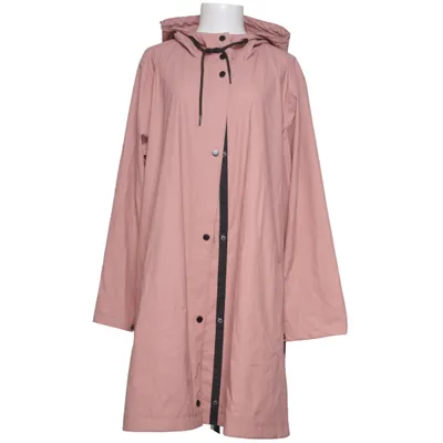 Raincoat (Pink) from Zizzi Polyester, Polyurethane