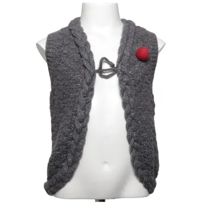 Gilet (Grijs) van Lisa Rose Acryl, Metallvezel, Polyamide, Polyester, Wol