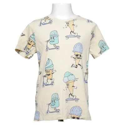 T-shirt (Beige, Multicolored) from KappAhl Cotton