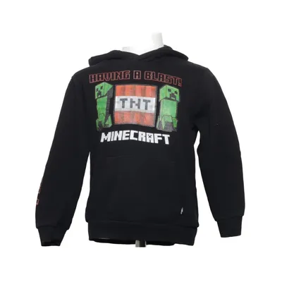 Huvtröja (Svart, Flerfärgad) från Minecraft Bomull