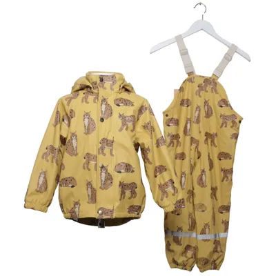Regntøj (Gul, Brun) fra Kuling Polyester, Polyurethan