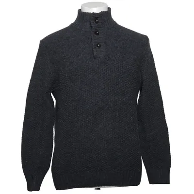 Tröja (Grå) från Lands' End Bomull, Polyamid, Ull