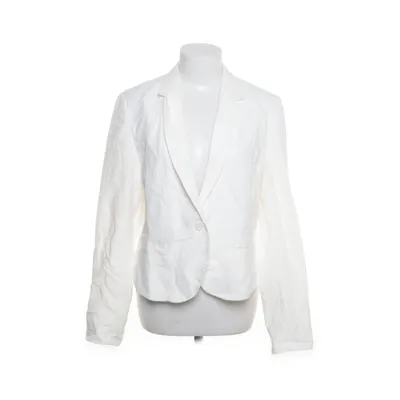 Blazer (White) from Holly & Whyte by Lindex Polyester, Viscose, Linen, Cotton
