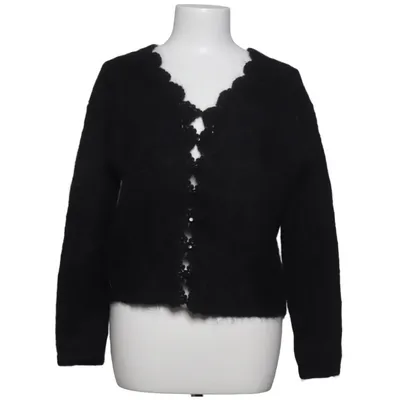 Cardigan (Black) from La Maille Sézane Elastane, Mohair, Polyamide, Wool