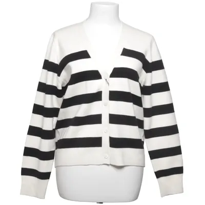 Cardigan (White, Black) from Tuscans Acrylic, Polyamide, Wool