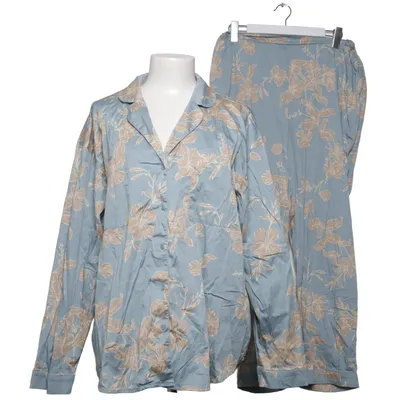 Pyjamasz (Blå, Beige) fra Åhléns Bomuld, Elastan