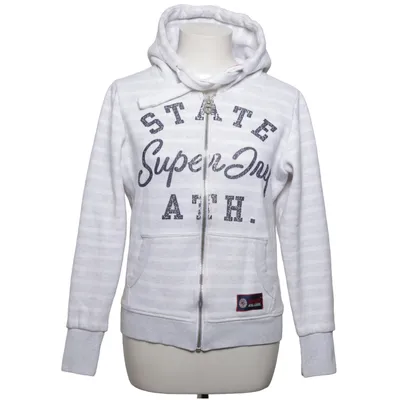 Sweat à capuche (Gris, Blanc) de Superdry Coton, Polyester