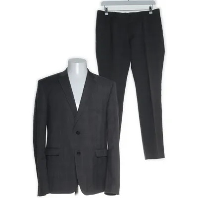 Suit (Gray) from Bläck Wool, Polyester