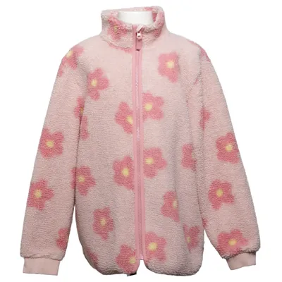 Fleece jacket (Pink, Yellow, Multicolored) from Lindex Kids Polyester