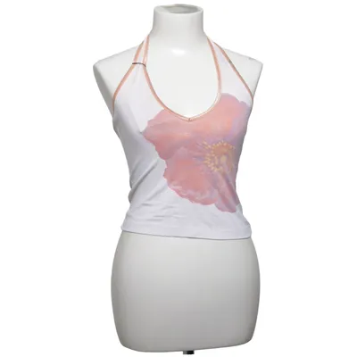 Halter neck top (White, Multicolored) from Moda International