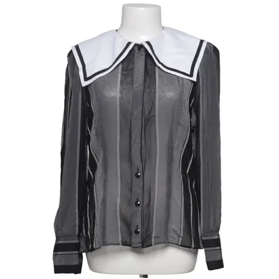 Blouse (Noir, Blanc) de Your Sixth Sense Acétate, Polyester, Viscose