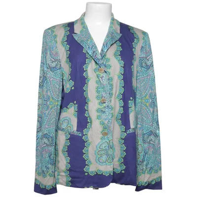Blazer (Bleu, Vert, Multicolore) de Kapalua Élasthane, Viscose