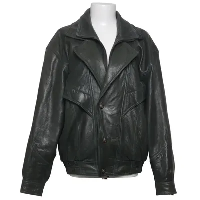 Veste en cuir (Vert) de PG Leather Fashion Acétate, Cuir, Nylon