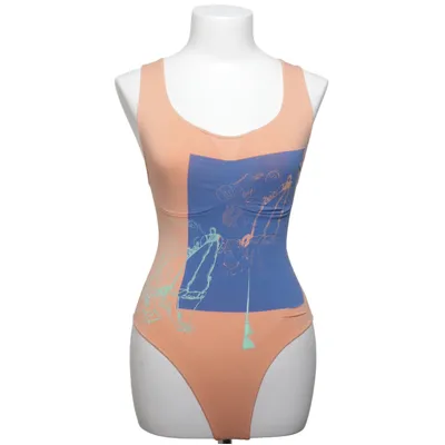 Body sculptant (Orange, Bleu) Élasthane, Polyamide