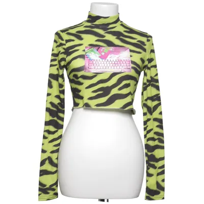 Crop top (Green, Black) from Collusion