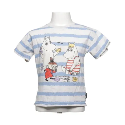 T-shirt (White, Blue, Multicolored) from Moomin by Lindex Cotton
