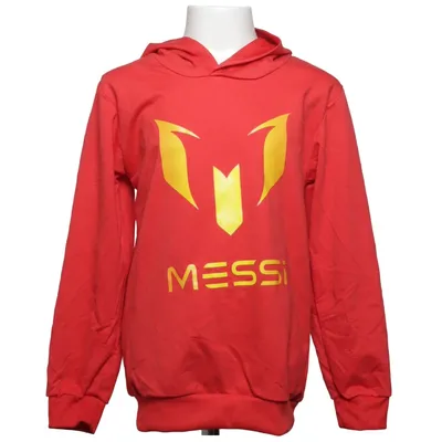 Huvtröja (Röd) från Messi Bomull, Polyester