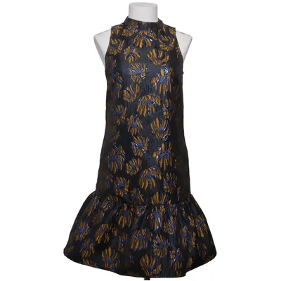 Dress (Blue, Multicolored) from Holly & Whyte by Lindex Metallic fiber, Polyester