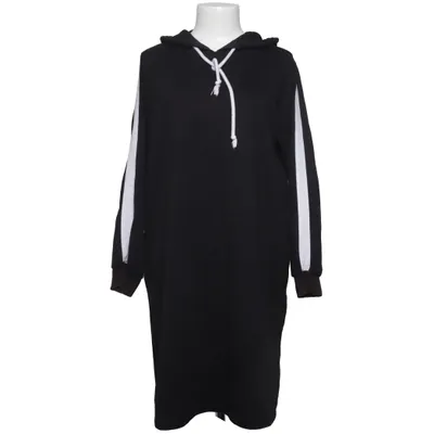 Capuchon jurk (Zwart, Wit) van Alia Katoen, Polyester