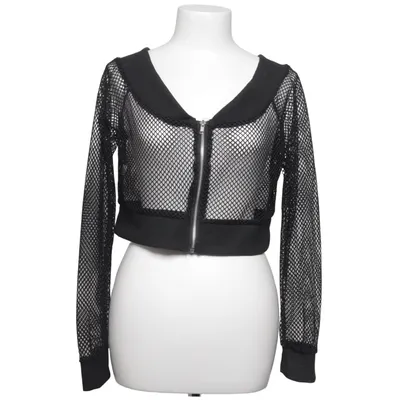 Crop top (Svart) Bomull, Polyester