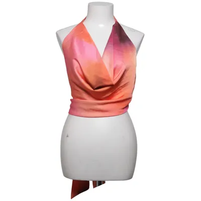 Neckholder Top (Orange, Pink, Mehrfarbig) von Bik Bok Elasthan, Polyester