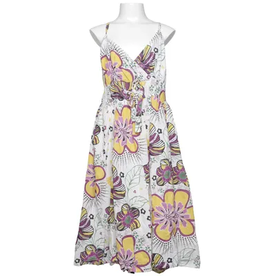 Klänning (Vit, Flerfärgad) från Linus & Lotta Bomull, Polyester