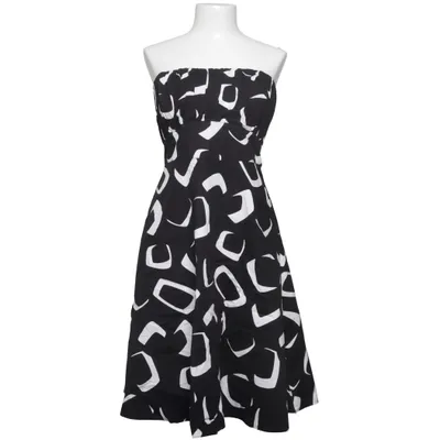 Klänning (Svart, Vit) från Riley Woman Bomull, Elastan, Polyester