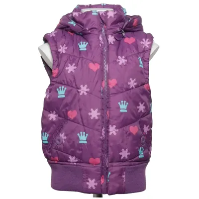 Outer vest (Purple, Multicolored) from Berti Polyester