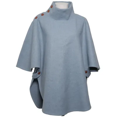 Poncho (Blå) från Kopenhaken Polyester, Viskos