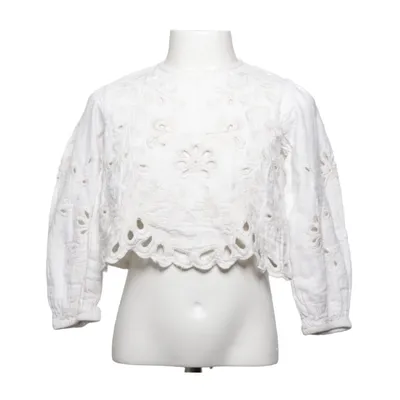 Blouse (Blanc) de Zara Coton