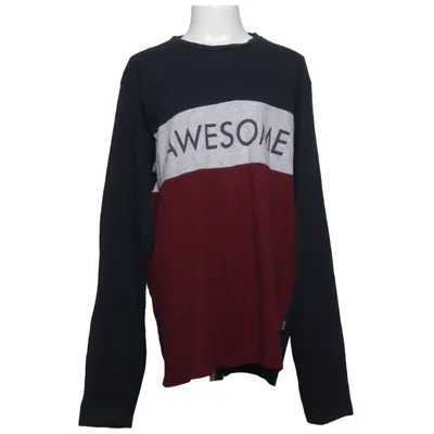 T-shirt à manches longues (Bleu, Gris, Rouge) de Sport Wear Coton, Polyester